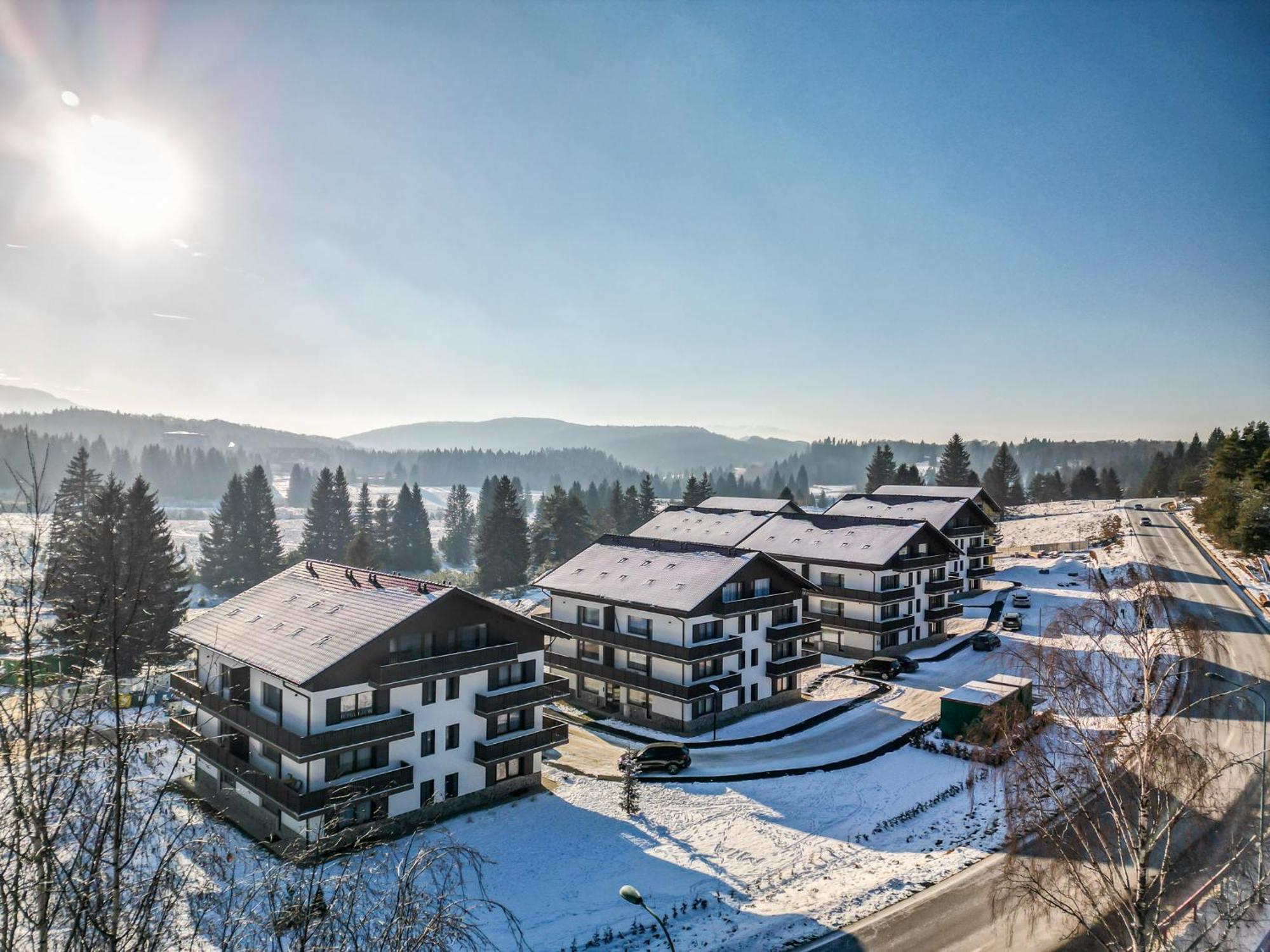 Albert Residence Aparthotel Grand Chalet With Free Spa Access To Alpin Resort Poiana Brasov Luaran gambar